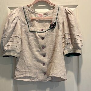 Sportalm Gray and Pink Top